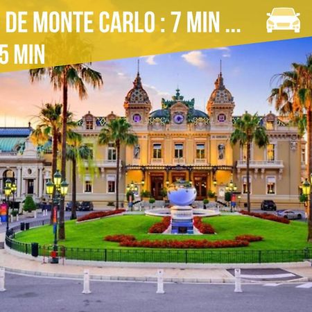 Appartement Moderne Climatise Monaco Vue Mer Cap-d'Ail Eksteriør billede