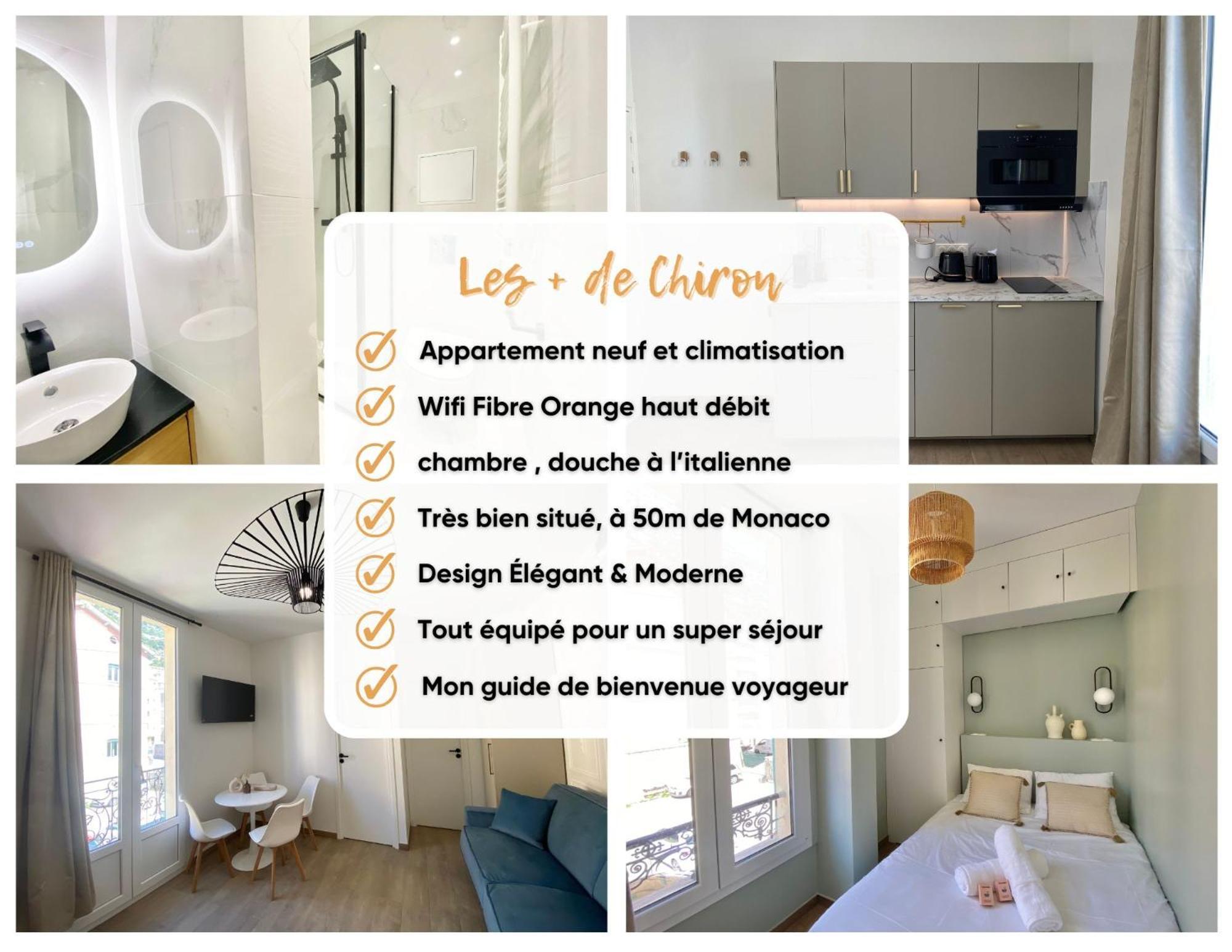 Appartement Moderne Climatise Monaco Vue Mer Cap-d'Ail Eksteriør billede