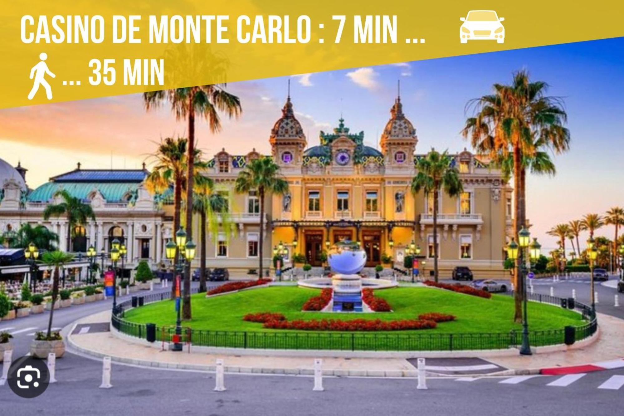 Appartement Moderne Climatise Monaco Vue Mer Cap-d'Ail Eksteriør billede